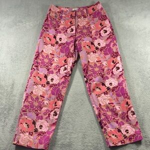 Floral Pink Women's Pants